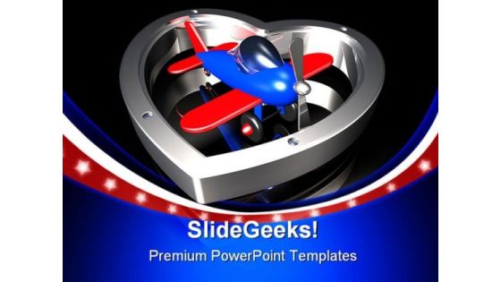 Love To Fly Travel PowerPoint Themes And PowerPoint Slides 0411