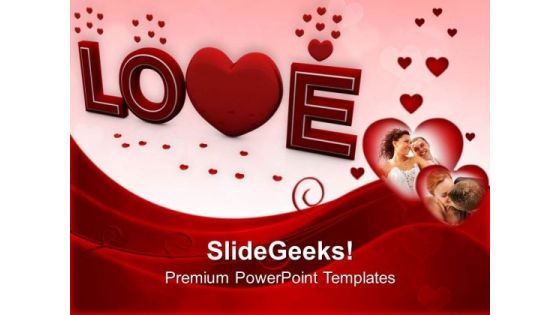 Love Wedding Occassion PowerPoint Templates Ppt Backgrounds For Slides 0213