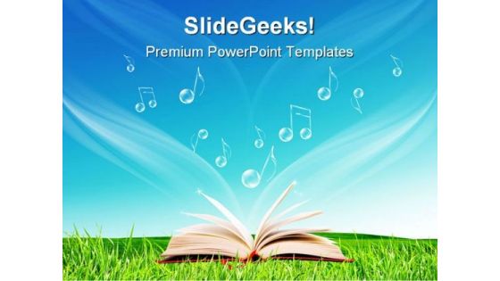 Magic Book Music Notes Nature PowerPoint Themes And PowerPoint Slides 0411 Magic Book Music Notes Nature PowerPoint Themes And PowerPoint Slides 0411
