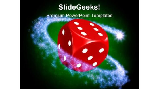 Magic Die Symbol PowerPoint Templates And PowerPoint Backgrounds 0211