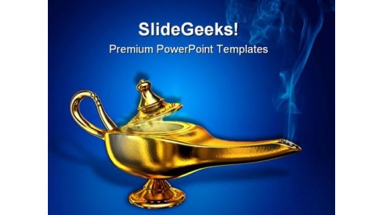 Magic Lamp Business PowerPoint Templates And PowerPoint Backgrounds 0711 Magic Lamp Business PowerPoint Templates And PowerPoint Backgrounds 0711