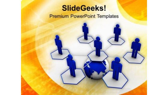 Maintain A Business Network PowerPoint Templates Ppt Backgrounds For Slides 0613