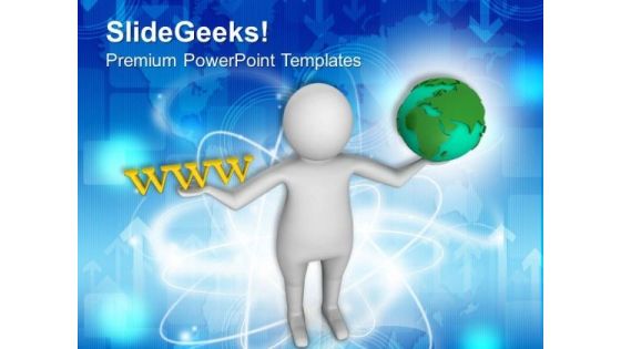 Make A Balance With Technology PowerPoint Templates Ppt Backgrounds For Slides 0413 Make A Balance With Technology PowerPoint Templates Ppt Backgrounds For Slides 0413