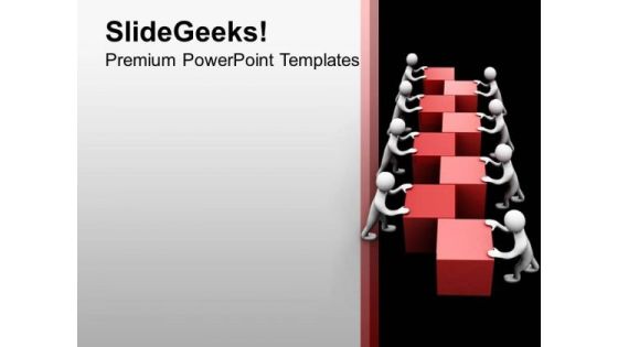 Make A Team Efforts For Success PowerPoint Templates Ppt Backgrounds For Slides 0413