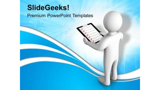 Make Fair Use Of Checklist PowerPoint Templates Ppt Backgrounds For Slides 0713 Make Fair Use Of Checklist PowerPoint Templates Ppt Backgrounds For Slides 0713