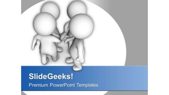 Make Some Trustable Partners PowerPoint Templates Ppt Backgrounds For Slides 0613
