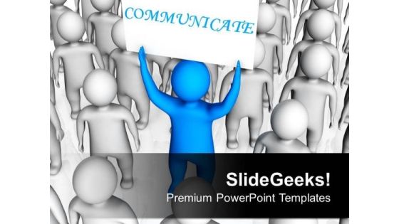 Make Strong Communication With Team PowerPoint Templates Ppt Backgrounds For Slides 0713 Make Strong Communication With Team PowerPoint Templates Ppt Backgrounds For Slides 0713
