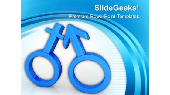 Male And Female Symbols PowerPoint Templates Ppt Backgrounds For Slides 0813 Male And Female Symbols PowerPoint Templates Ppt Backgrounds For Slides 0813