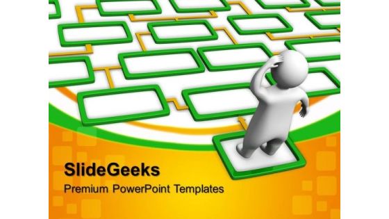 Man And Complicated Diagram Business PowerPoint Templates And PowerPoint Themes 0612 Man And Complicated Diagram Business PowerPoint Templates And PowerPoint Themes 0612