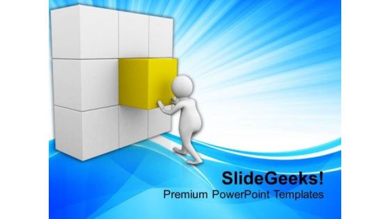 Man Complete The Business Task Arranging Cubes PowerPoint Templates Ppt Backgrounds For Slides 0813 Man Complete The Business Task Arranging Cubes PowerPoint Templates Ppt Backgrounds For Slides 0813