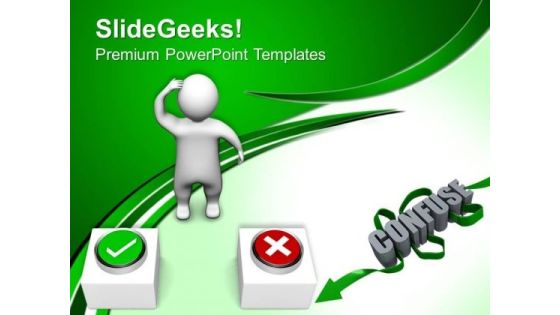 Man Confused Business PowerPoint Templates And PowerPoint Themes 0712 Man Confused Business PowerPoint Templates And PowerPoint Themes 0712