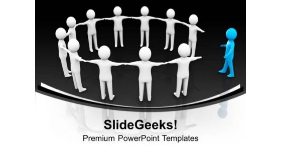 Man Joining The Team Leadership PowerPoint Templates Ppt Backgrounds For Slides 0213 Man Joining The Team Leadership PowerPoint Templates Ppt Backgrounds For Slides 0213