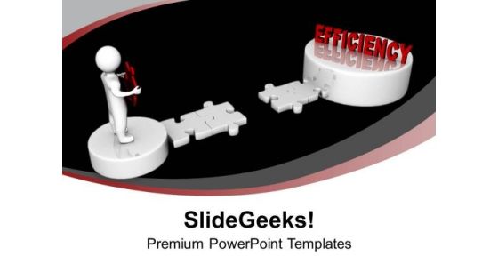 Man With Puzzle Attain Efficiency PowerPoint Templates Ppt Backgrounds For Slides 0213 Man With Puzzle Attain Efficiency PowerPoint Templates Ppt Backgrounds For Slides 0213