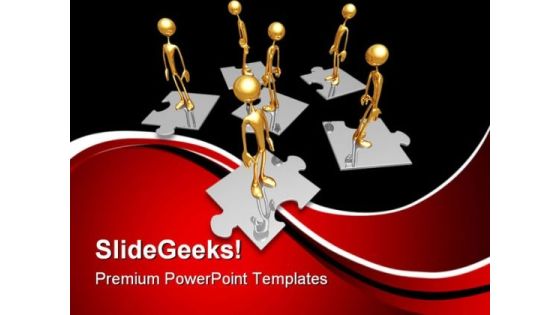 Manpower Puzzle Business PowerPoint Templates And PowerPoint Backgrounds 0711 Manpower Puzzle Business PowerPoint Templates And PowerPoint Backgrounds 0711