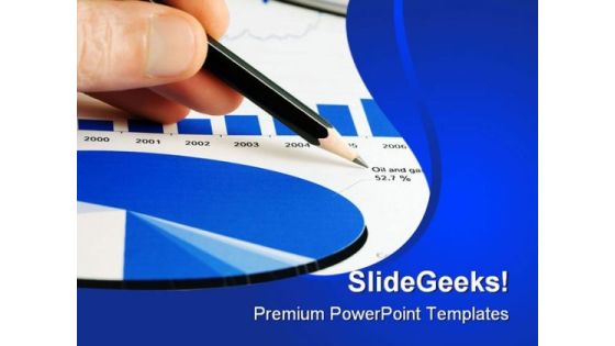 Market Graph Business PowerPoint Template 0810 Market Graph Business PowerPoint Template 0810