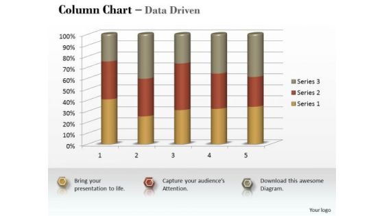 Marketing Data Analysis 3d Statistical Process Column Chart PowerPoint Templates
