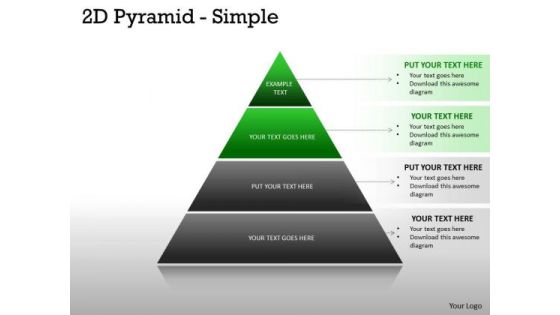 Marketing Diagram 2d Pyramid Simple Design With 4 Stages Business Diagram Marketing Diagram 2d Pyramid Simple Design With 4 Stages Business Diagram
