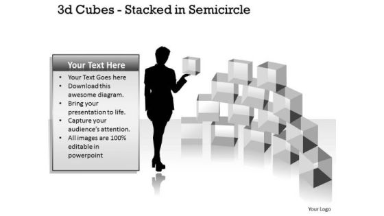 Marketing Diagram 3d Cubes Stacked In Semicircle Consulting Diagram Marketing Diagram 3d Cubes Stacked In Semicircle Consulting Diagram