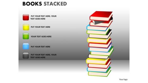 Marketing Diagram Books Stacked Strategic Management