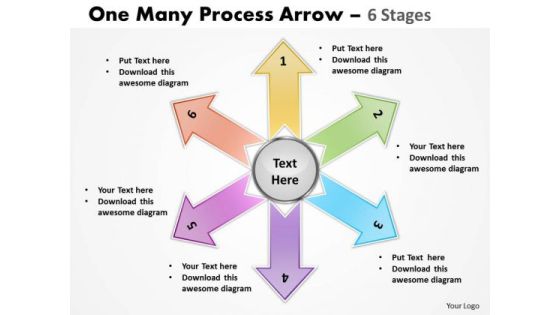 Marketing Diagram One Many Process Arrow 6 Stages Business Framework Model Marketing Diagram One Many Process Arrow 6 Stages Business Framework Model