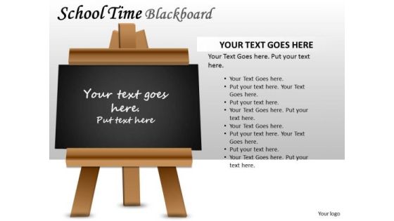 Marketing Diagram School Time Blackboard Business Diagram