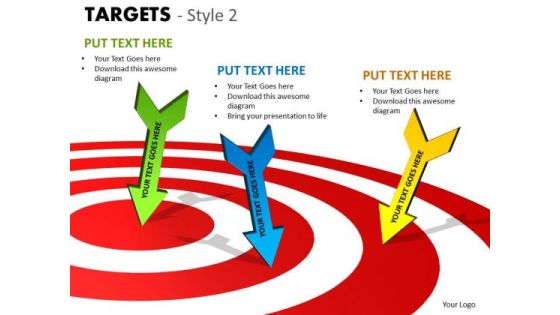 Marketing Diagram Targets Style 2 Sales Diagram