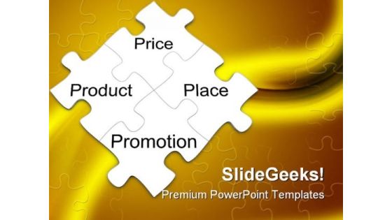 Marketing Mix Puzzle Business PowerPoint Themes And PowerPoint Slides 0911 Marketing Mix Puzzle Business PowerPoint Themes And PowerPoint Slides 0911