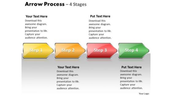 Marketing Ppt Template Arrow Process 4 Stages Style 1 Communication Skills PowerPoint Design
