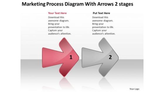 Marketing Process Diagram With Arrows 2 Stages Easy Business Plan PowerPoint Slides Marketing Process Diagram With Arrows 2 Stages Easy Business Plan PowerPoint Slides