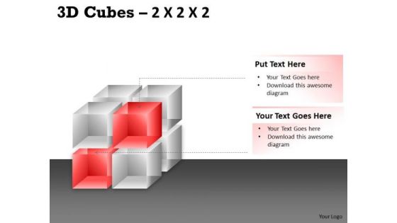 Mba Models And Frameworks 3d Cubes 2x2x2 Business Diagram Mba Models And Frameworks 3d Cubes 2x2x2 Business Diagram