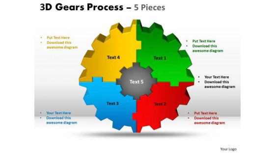 Mba Models And Frameworks 3d Gear Process 5 Pieces Business Diagram Mba Models And Frameworks 3d Gear Process 5 Pieces Business Diagram