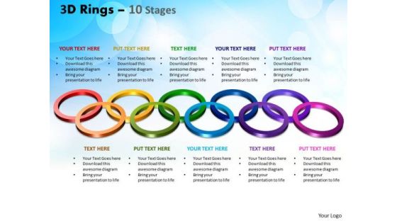 Mba Models And Frameworks 3d Rings 10 Stages Sales Diagram Mba Models And Frameworks 3d Rings 10 Stages Sales Diagram