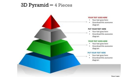 Mba Models And Frameworks 4 Staged 3d Pyramid For Process Flow Business Diagram Mba Models And Frameworks 4 Staged 3d Pyramid For Process Flow Business Diagram