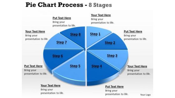 Mba Models And Frameworks Eight Stages Of Pie Chart Data Interpretation 8 Stages Consulting Diagram