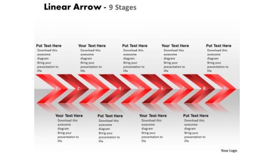 Mba Models And Frameworks Linear Arrows 9 Stages Strategy Diagram Mba Models And Frameworks Linear Arrows 9 Stages Strategy Diagram