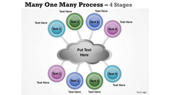 Mba Models And Frameworks Many One Many Process 4 Stages Consulting Diagram Mba Models And Frameworks Many One Many Process 4 Stages Consulting Diagram
