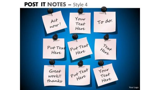 Mba Models And Frameworks Post It Notes Style 4 Strategic Management