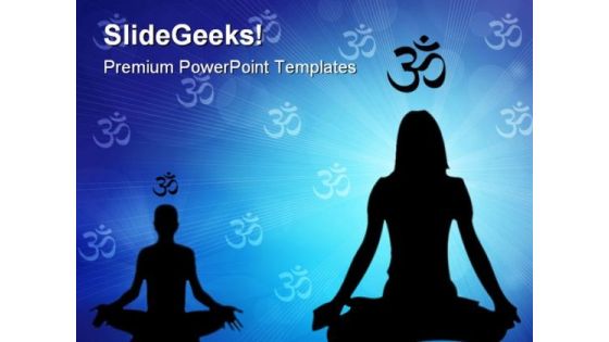 Meditation Health PowerPoint Templates And PowerPoint Backgrounds 0811