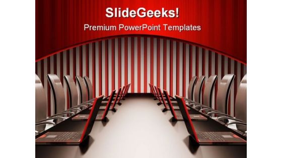 Meeting Room Business PowerPoint Template 0910