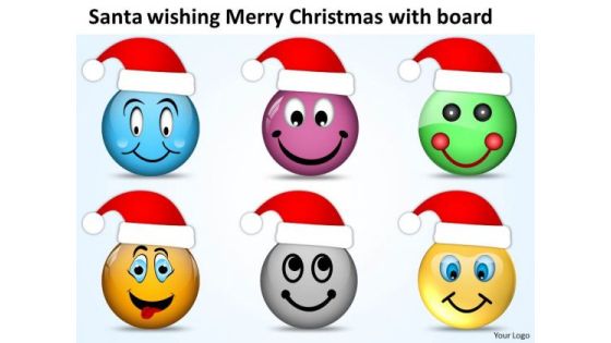 Merry Christmas With Santa Wishes Happiness Joy PowerPoint Templates Merry Christmas With Santa Wishes Happiness Joy PowerPoint Templates