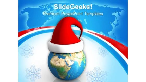 Merry Christmas World Globe PowerPoint Templates Ppt Backgrounds For Slides 1212 Merry Christmas World Globe PowerPoint Templates Ppt Backgrounds For Slides 1212