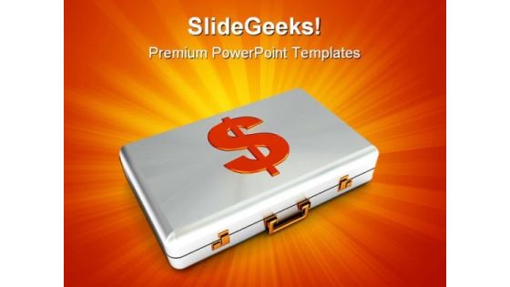 Metal Case With Dollar Symbol PowerPoint Templates And PowerPoint Backgrounds 0211 Metal Case With Dollar Symbol PowerPoint Templates And PowerPoint Backgrounds 0211