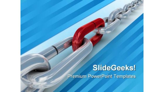 Metal Chain Industrial PowerPoint Themes And PowerPoint Slides 0711 Metal Chain Industrial PowerPoint Themes And PowerPoint Slides 0711