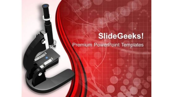 Microscope Is Important Device For Genetics PowerPoint Templates Ppt Backgrounds For Slides 0813 Microscope Is Important Device For Genetics PowerPoint Templates Ppt Backgrounds For Slides 0813