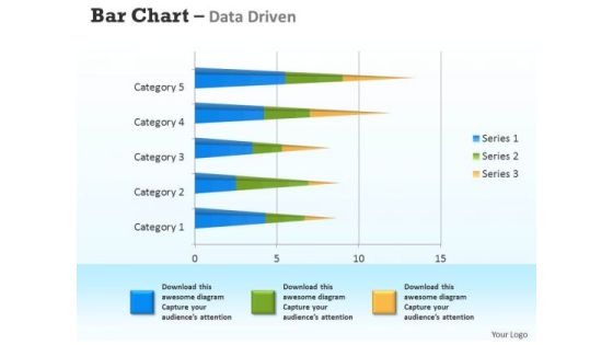 Microsoft Excel Data Analysis 3d Bar Chart For Analyzing Survey PowerPoint Templates