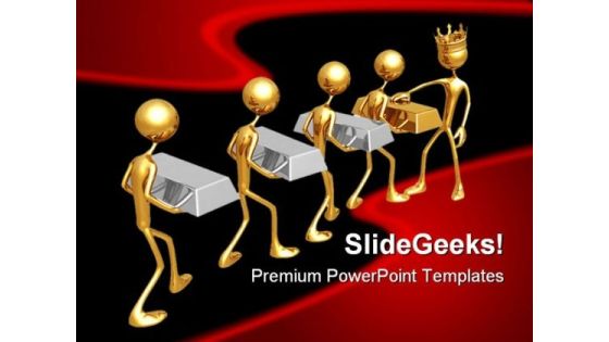 Midas Touch Abstract PowerPoint Themes And PowerPoint Slides 0711