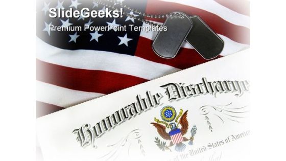 Military01 Americana PowerPoint Template 1110 Military01 Americana PowerPoint Template 1110