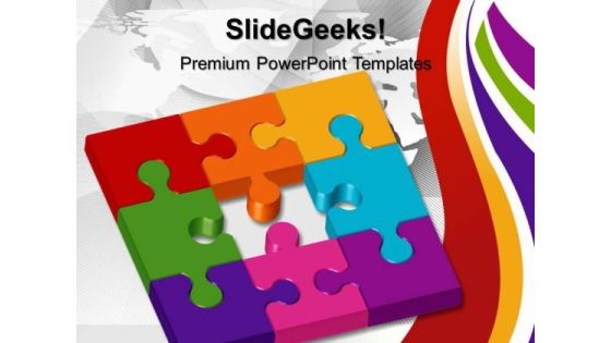 Missing Puzzle Metaphor PowerPoint Templates And PowerPoint Themes 0512