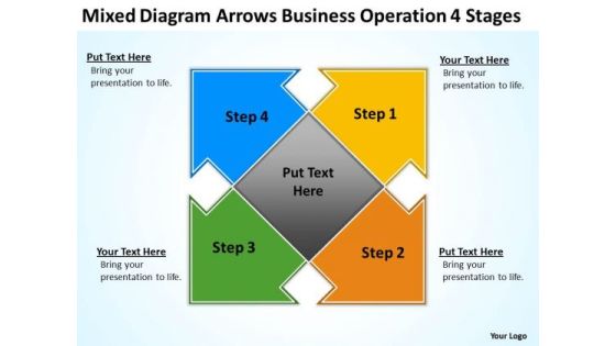 Mixed Diagram Arrows Business Operation 4 Stages Ppt My Plan PowerPoint Templates Mixed Diagram Arrows Business Operation 4 Stages Ppt My Plan PowerPoint Templates