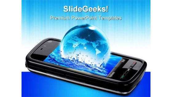 Mobile Phone Global Communication PowerPoint Templates And PowerPoint Backgrounds 0711 Mobile Phone Global Communication PowerPoint Templates And PowerPoint Backgrounds 0711